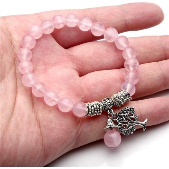 Stretch Tree of Life Bracelet Lucky Stone Reiki Healing Crystal,Gemstone Charms - Picture 5 of 7